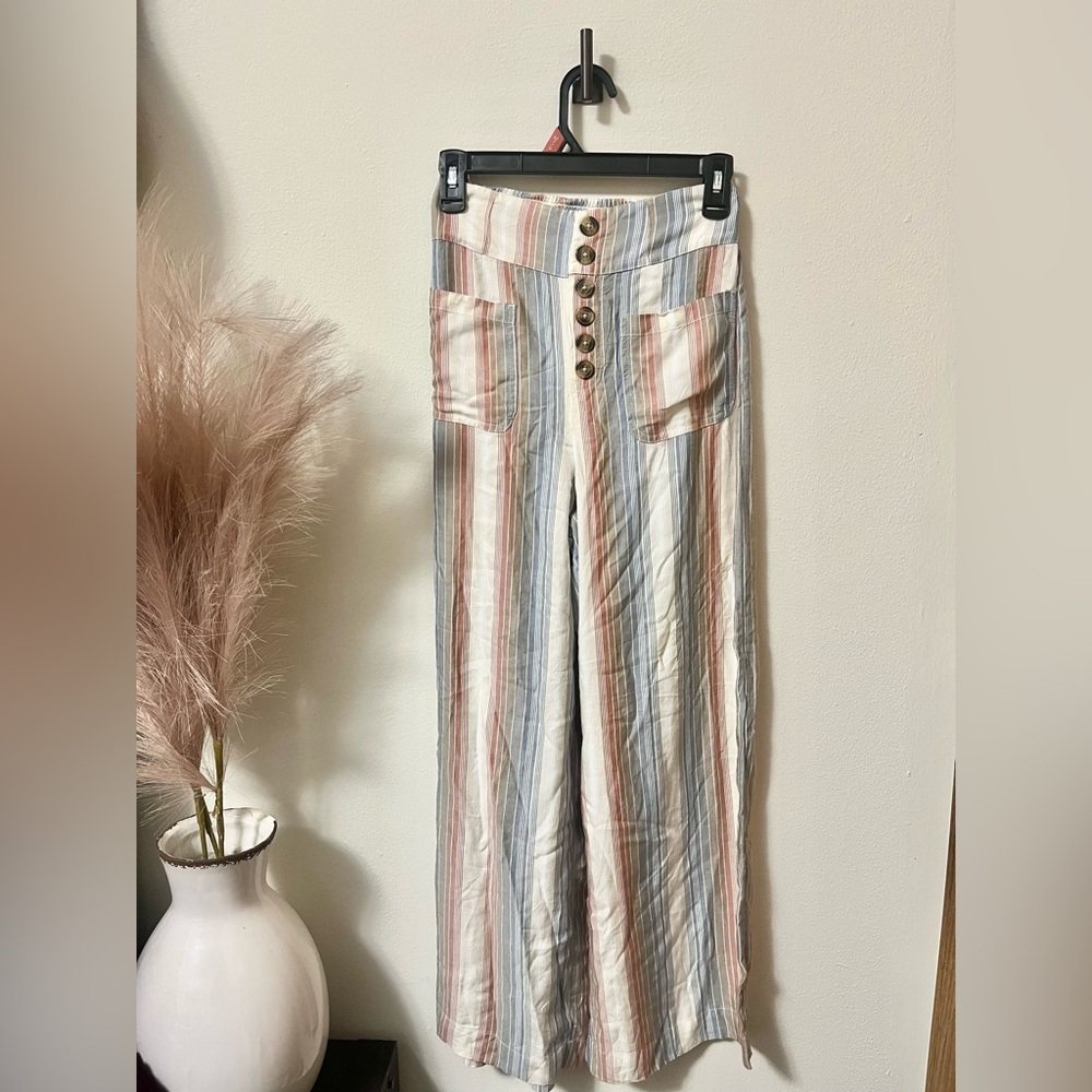 AE Wide Leg Pants Striped Size XS